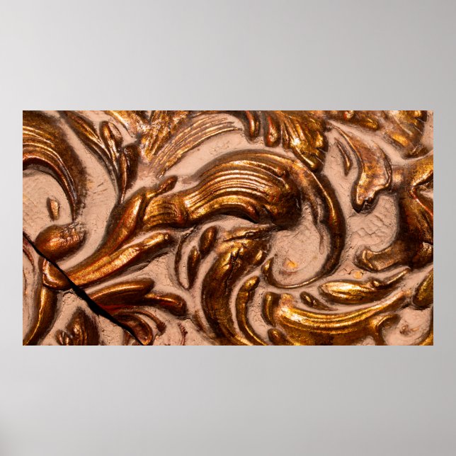 Poster detalhes da moldura de imagem ornamental, cor de b (Frente)