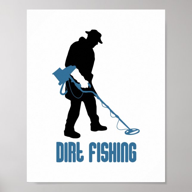 Poster Detecção de metais - Pesca de diafragmas (Frente)