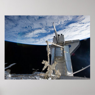 Pôster Detecção de Shuttle de Espaço e ISS