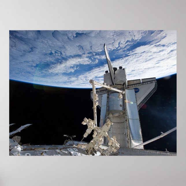 Pôster Detecção de Shuttle de Espaço e ISS (Frente)