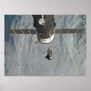 Pôster Detecção de Shuttle de Espaço e ISS (STS-120)