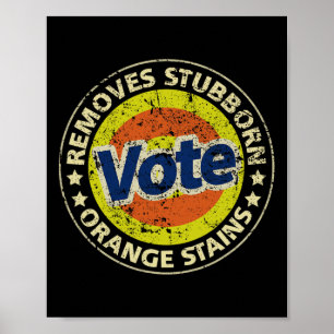 Poster Detergente de voto anti-Trump Presentes engraçados