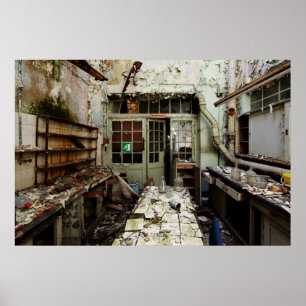 Pôster Deterioração do laboratório