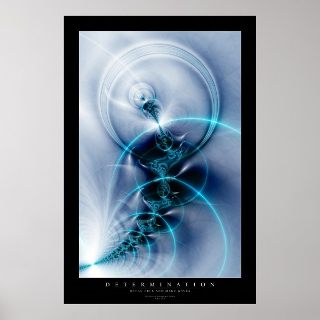 Pôster Determinação (Frente)