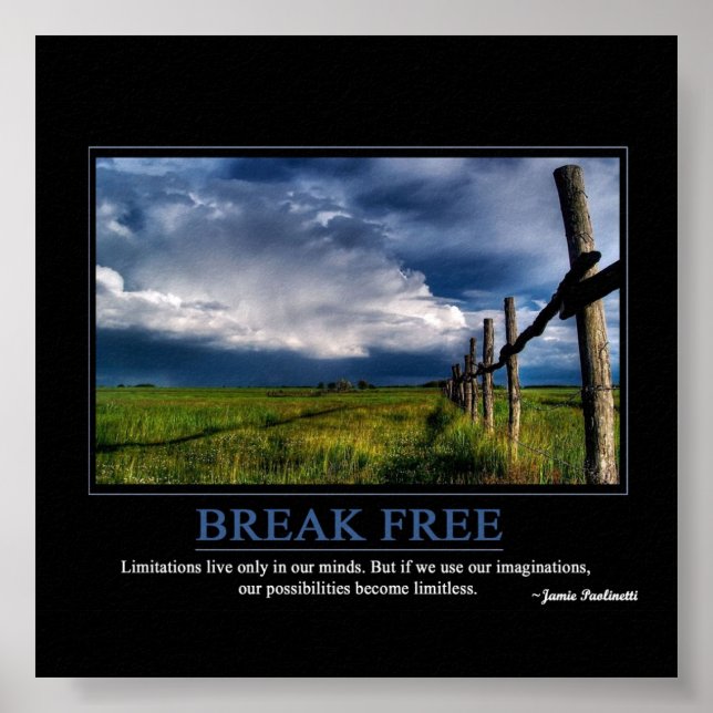 Pôster Determinação (Frente)