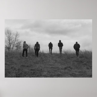 Pôster Determinação de Poster/Impressão de preto e branco