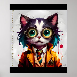 Poster Detetive Conin da Agência de Detetive Tabbykin