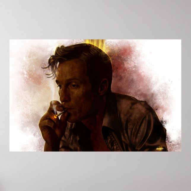 Poster Detetive Rust Cohle (Frente)
