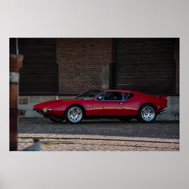 Poster Detomaso Pantera (Frente)