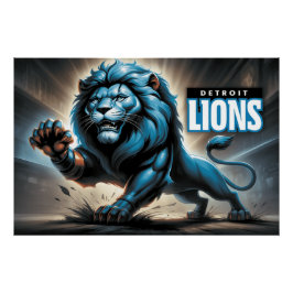 Pôster Detroit Lions