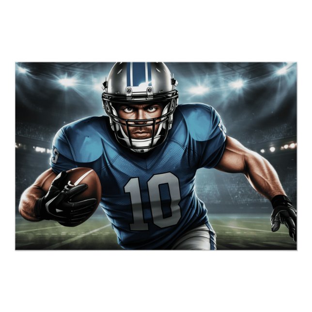 Pôster Detroit Lions 2 (Frente)