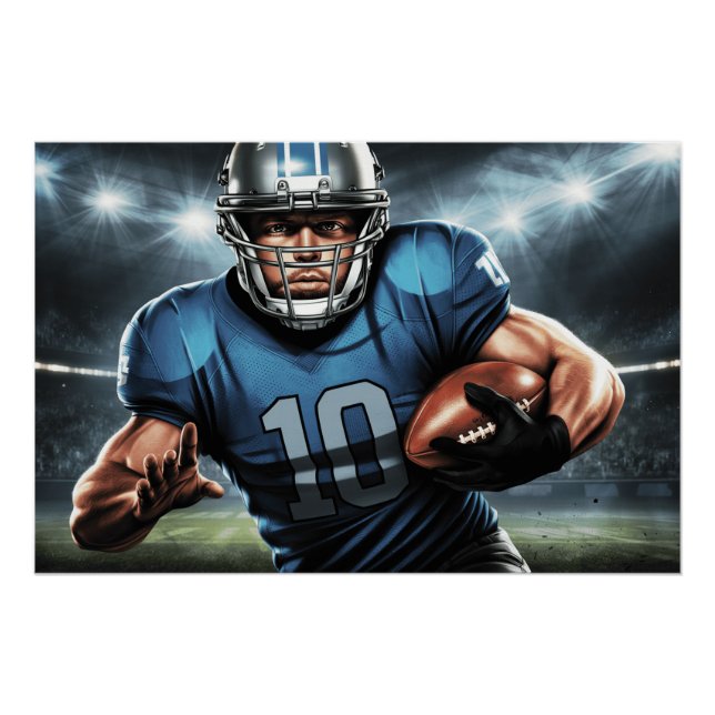 Pôster Detroit Lions 3 (Frente)