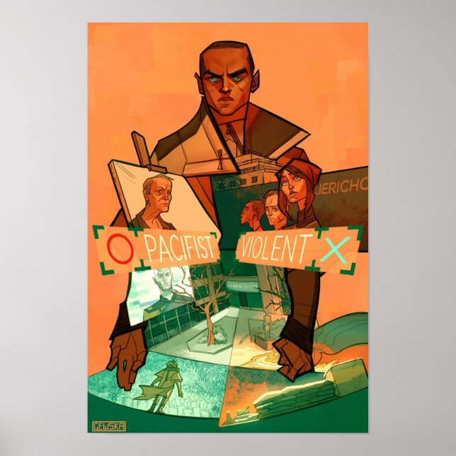 Poster DETROIT Torna-se Mercado Humano (Frente)