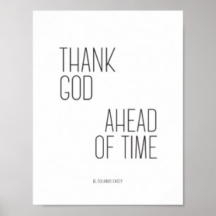 Poster Deus 8.5x11 do obrigado das citações de Solanus