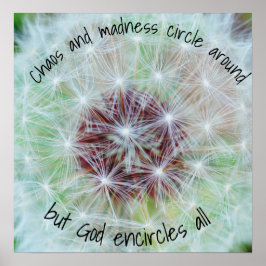 Poster Deus circunda tudo