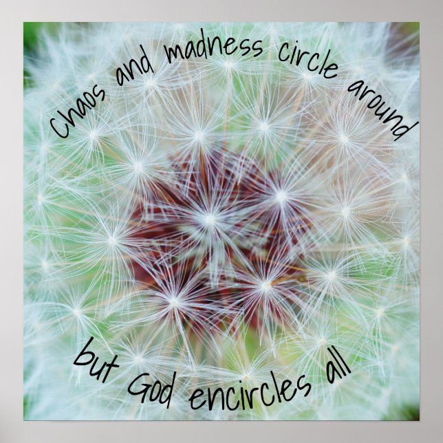 Poster Deus circunda tudo (Frente)