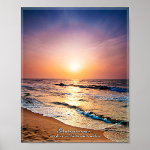 Poster Deus Compreende As Nossas Orações Mesmo Quando..