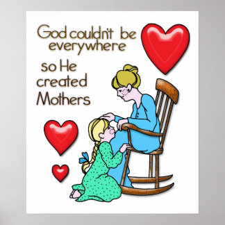 Poster Deus Criou as mães