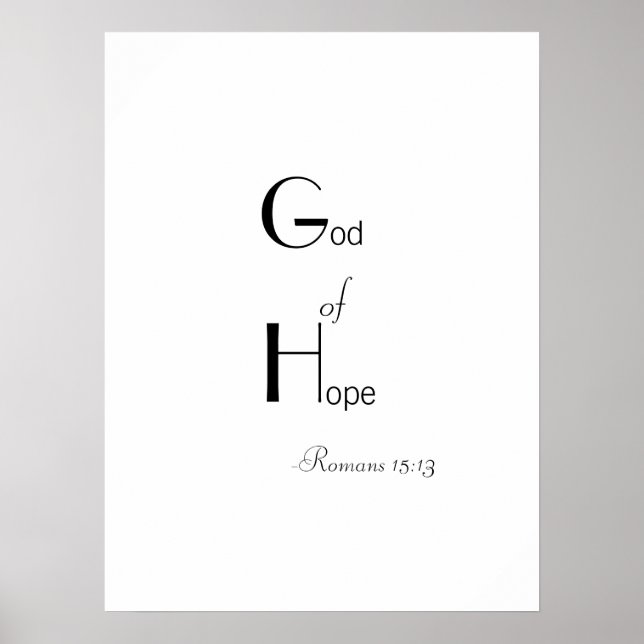 Poster Deus da Esperança (Frente)