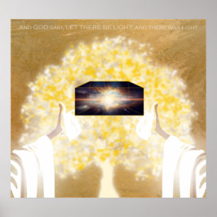 Poster Deus disse, que haja luz
