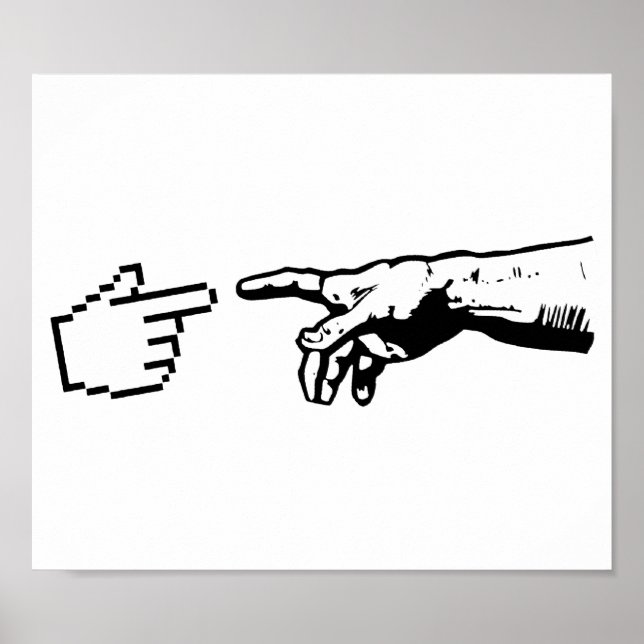 Pôster Deus e as mãos da máquina (Frente)