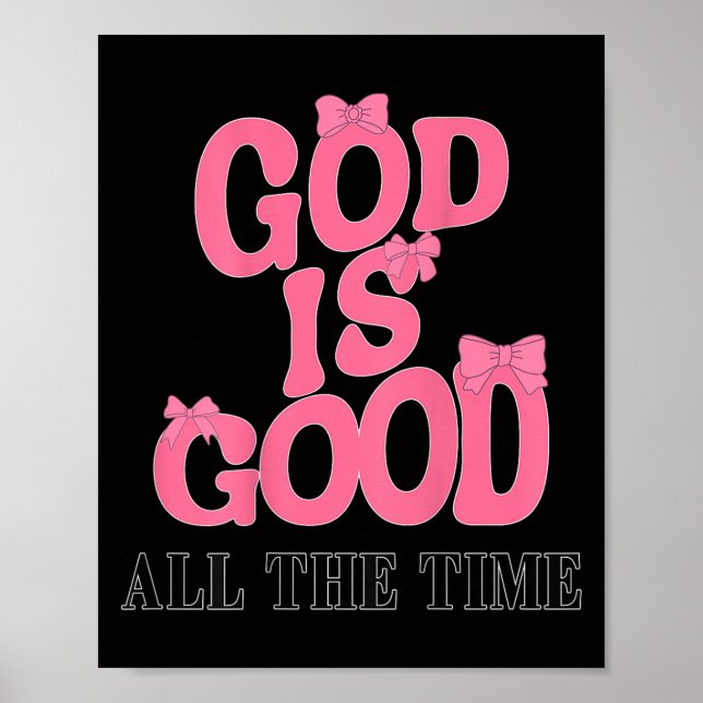 Poster Deus É Boa Arco Cristã Jesus Irmã Dau (Frente)