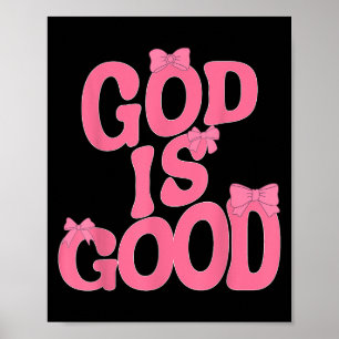 Poster Deus É Boa Arco Cristã Jesus Menina Sist
