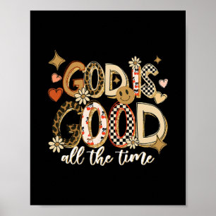 Poster Deus É Bom O Tempo Todo Jesus Agradecimento Cristã