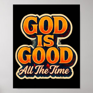 Poster Deus É Bom Todo O Tempo Fé Cristã Jesus Cristo