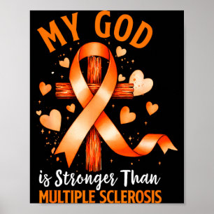 Poster Deus é mais forte que a cruz da esclerose múltipla