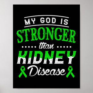 Poster Deus É Mais Forte Que Doença Renal