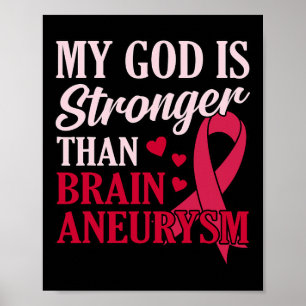 Poster Deus É Mais Forte Que O Aneurismo Cerebral Mont