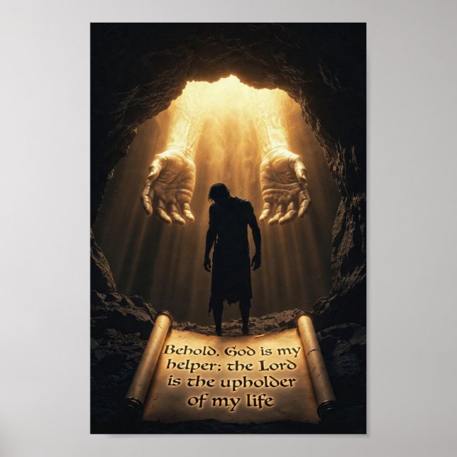 Poster Deus é meu Auxiliador (Frente)