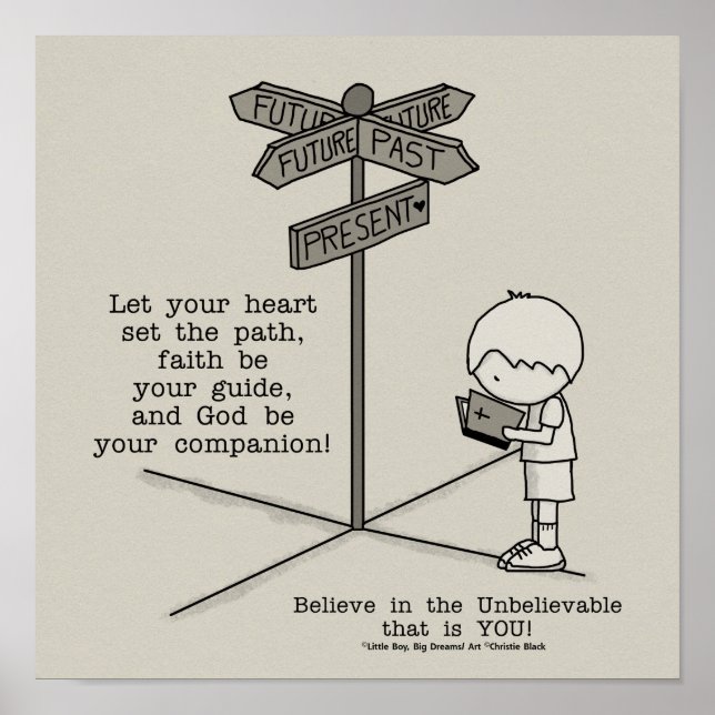 Pôster Deus é seu companheiro (Frente)