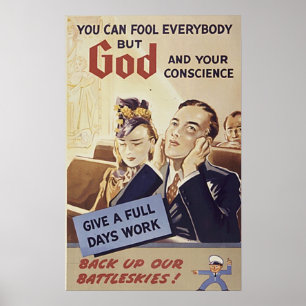 Poster Deus e sua consciência