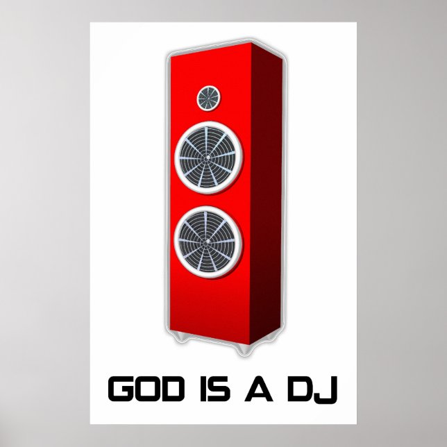 Poster Deus é um DJ (Frente)