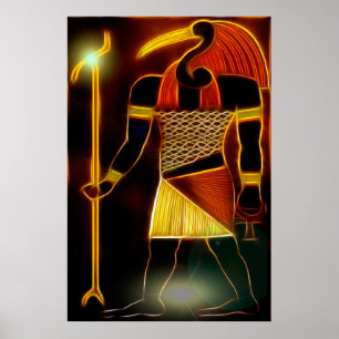Poster Deus egípcio Thoth