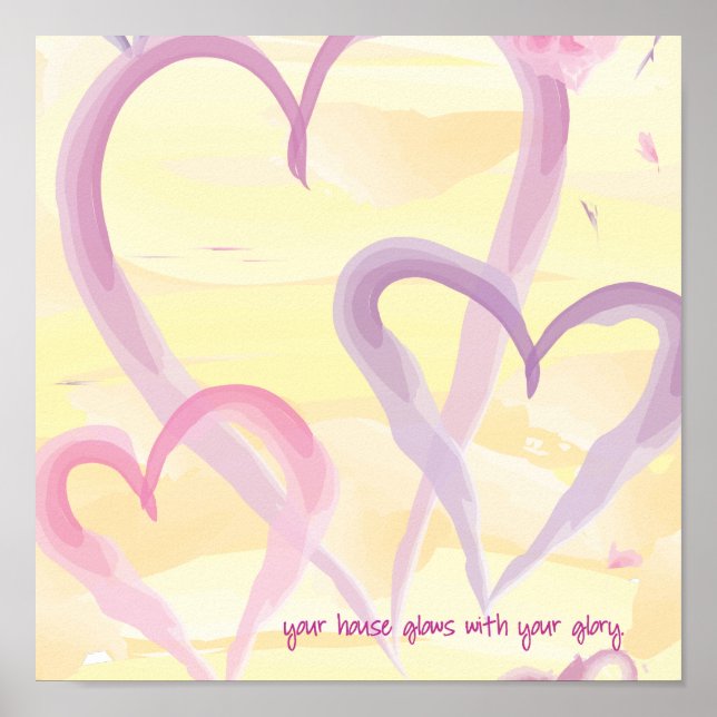 Poster Deus, eu adoro viver com você! (Frente)