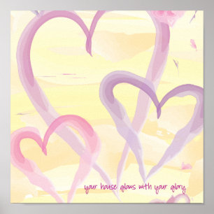 Poster Deus, eu amo viver com você!