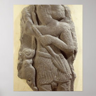 Pôster Deus Moabite da tempestade, terra antiga de Shihan