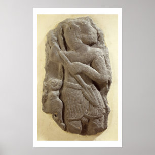 Pôster Deus Moabite da tempestade, terra antiga de Shihan