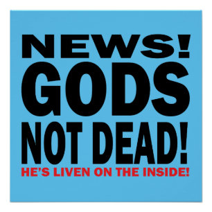 Pôster DEUS NÃO MORTO! poster de notícias