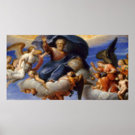 Poster Deus o Pai - Círculo de Pierre Mignard de Bela Art