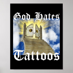 Poster Deus Odeia Tatuagens _1