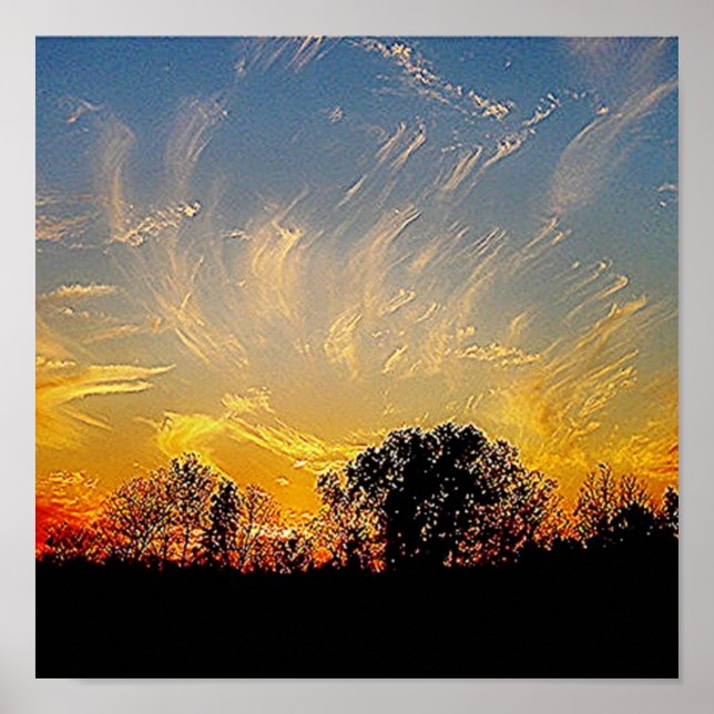 Pôster deus pinta o céu (Frente)