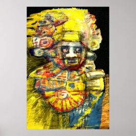 Pôster Deus Precolumbiano