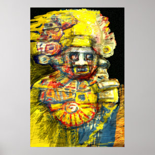 Pôster Deus Precolumbiano