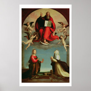 Poster Deus que aparece a St Mary Magdalen e St. Catheri