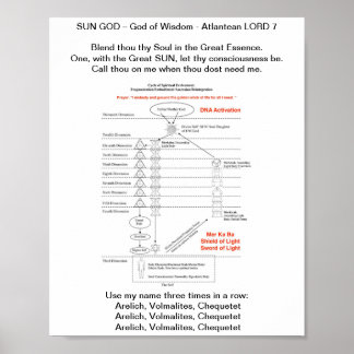 Poster DEUS SUN https://mymagicbooking.de/