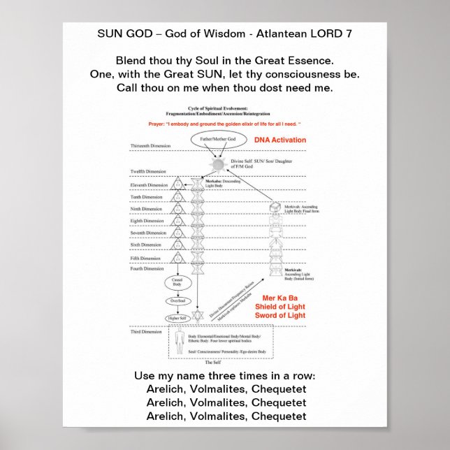 Poster DEUS SUN https://mymagicbooking.de/ (Frente)